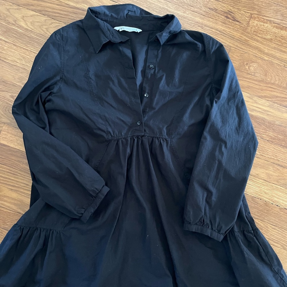 Long sleeve black Zara dress.  Only worn a few times.